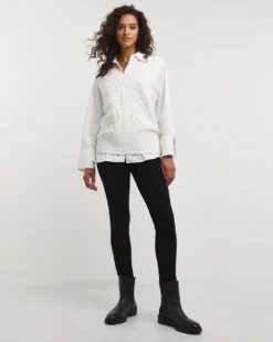 Black Jersey Denim Leggings| Black -Cheap Wovinity Store x01tt121752w