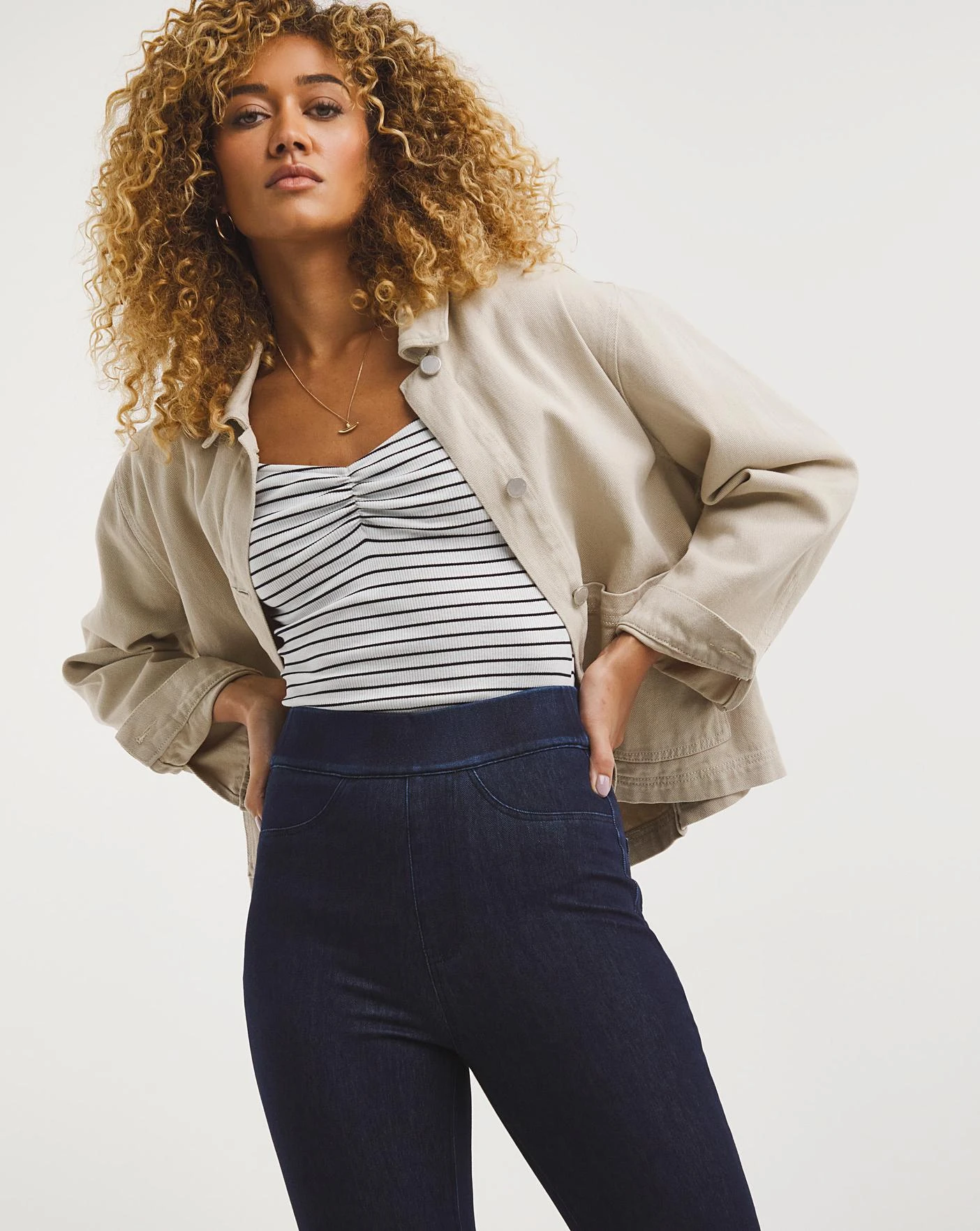 Indigo Jersey Denim Leggings| Indigo 4 Indigo Jersey Denim Leggings| Indigo - Image 4