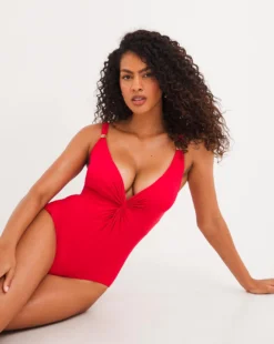 MAGISCULPT High Apex Non Wired Swimsuit| Red