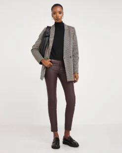 Aubergine Coated Slim Leg Jeans| Aubergine -Cheap Wovinity Store x01uy812706w