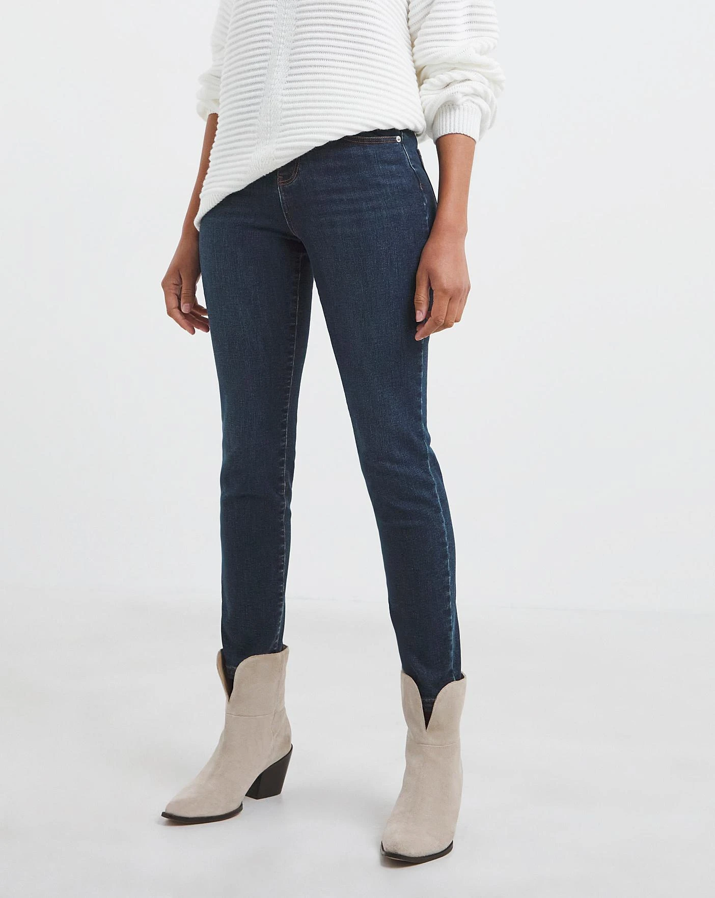 Vintage Blue Cosy Slim Jeans| Vintage Blue 2 Vintage Blue Cosy Slim Jeans| Vintage Blue - Image 2