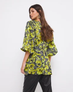 Joanna Hope Satin Balloon Sleeve Blouse| Print 6 Joanna Hope Satin Balloon Sleeve Blouse| Print -Cheap Wovinity Store x01wi551752w