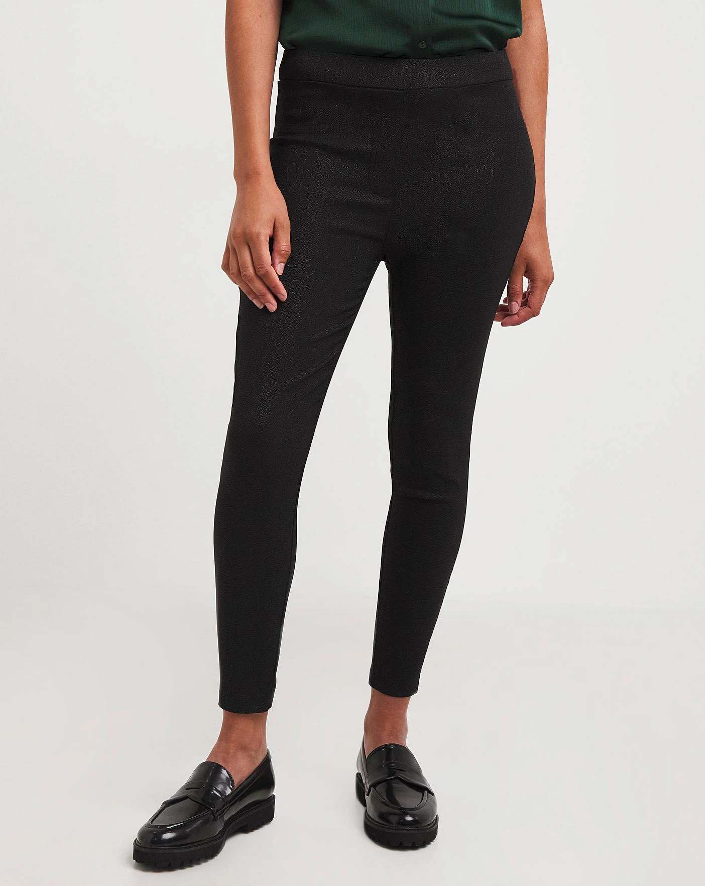 Stretch Bengaline Pull On Lurex Jegging| Lurex 3 Stretch Bengaline Pull On Lurex Jegging| Lurex - Image 3