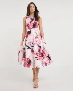 Joanna Hope Blush Prom Dress & Shrug| Floral -Cheap Wovinity Store x07ii704740w