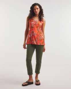 Floral Print Scoop Back Vest| Floral Print -Cheap Wovinity Store y01ab787731w