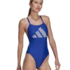 Adidas 3Bars Swimsuit| Blue/White