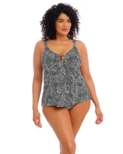 Elomi Pebble Cove Non Wired Moulded Cup Tankini Top| Black
