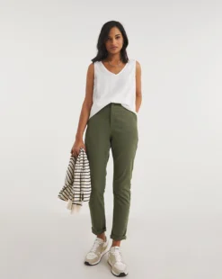 Ivory V Neck Woven Vest| Ivory -Cheap Wovinity Store y01bm925755w