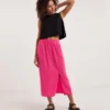 Ro&Zo Split Leg Skirt| Pink