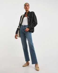 24/7 Western Blue Straight Leg Jeans| Vintage Blue