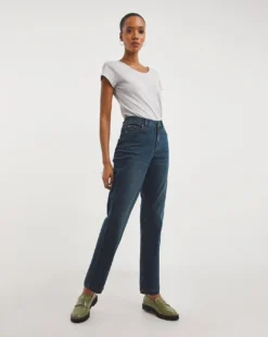 24/7 Vintage Wash Straight Leg Jeans| Vintage Blue