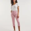 Dusky Pink 24/7 Crop Jean| Dusky Pink