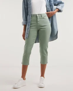 Khaki 24/7 Crop Jean| Khaki -Cheap Wovinity Store y01fc607720w