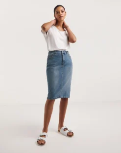 New Blue 24/7 Skirt| Blue