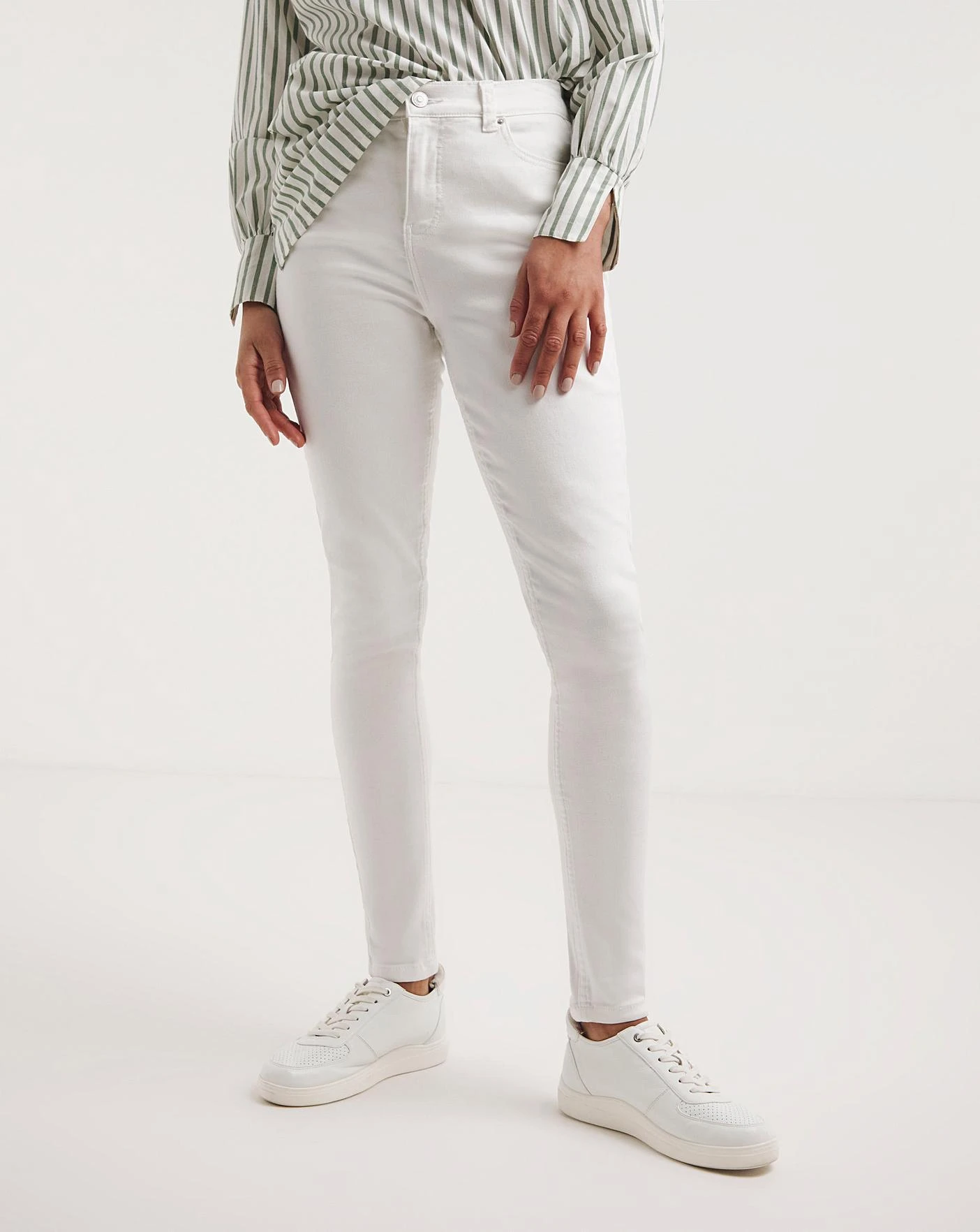 White 24/7 Skinny Jeans| White 2 White 24/7 Skinny Jeans| White - Image 2