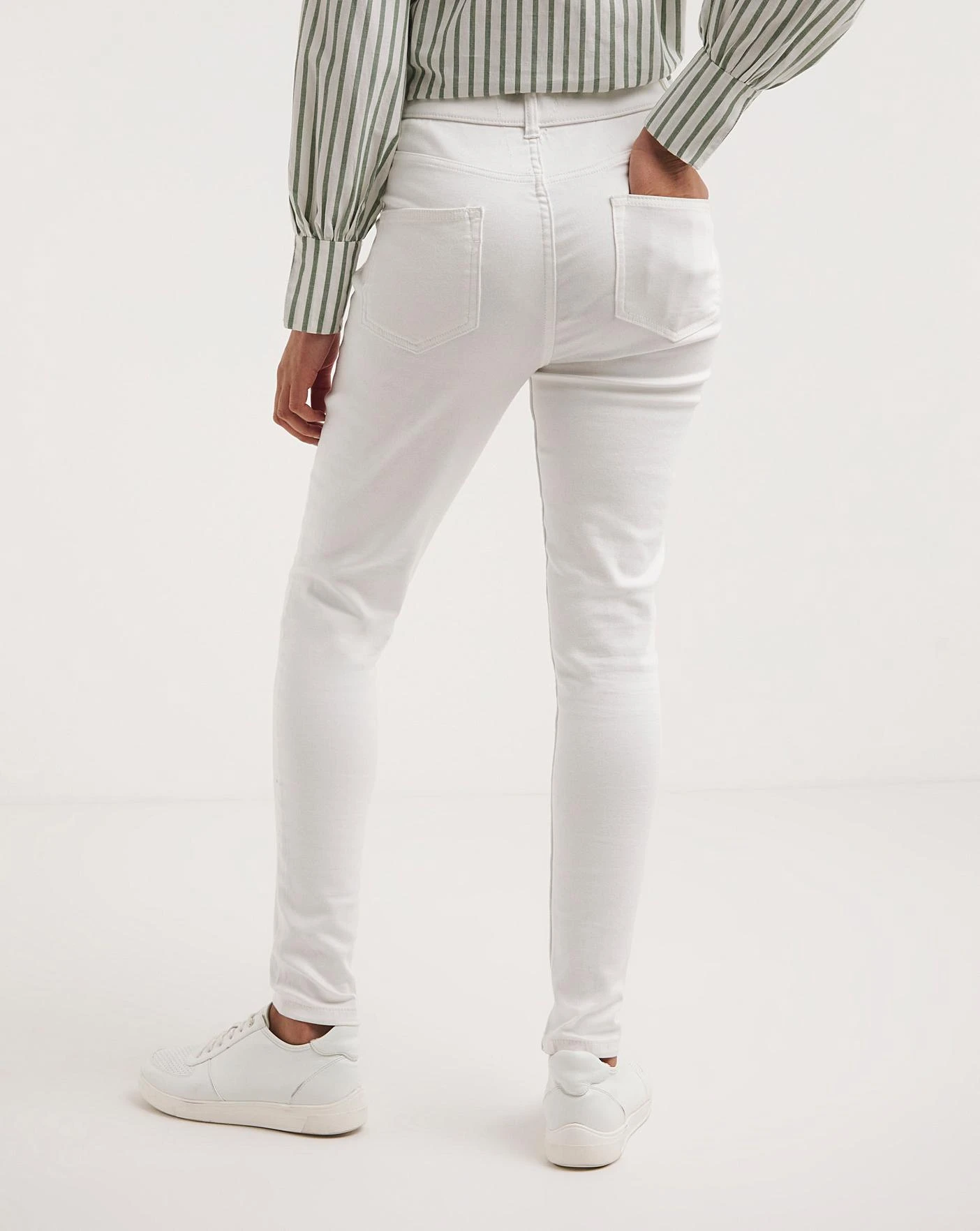 White 24/7 Skinny Jeans| White 5 White 24/7 Skinny Jeans| White - Image 5