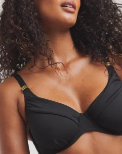 MAGISCULPT Underwired Plunge Bikini Top| Black 8 MAGISCULPT Underwired Plunge Bikini Top| Black -Cheap Wovinity Store y01ga566733w