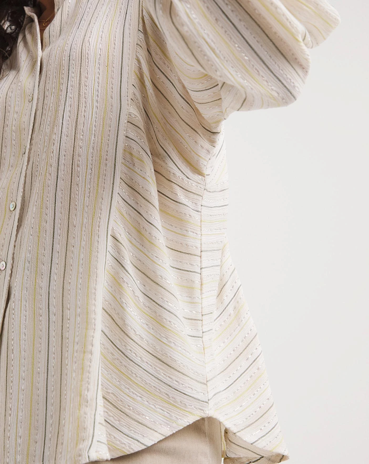 Green Stripe Shirt| Green Stripe 3 Green Stripe Shirt| Green Stripe - Image 3