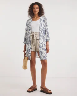 Blue Print Crinkle Kimono| Blue Print 6 Blue Print Crinkle Kimono| Blue Print -Cheap Wovinity Store y01gp464739w