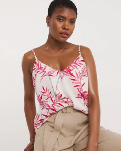Tropical Print Strappy Cami| Tropical Print