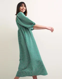 Nobody's Child Kylie Stripe Midi Dress| Green -Cheap Wovinity Store y01hp762503s