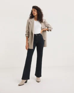 24/7 Indigo Bootcut Jeans Made With Organic Cotton| Indigo