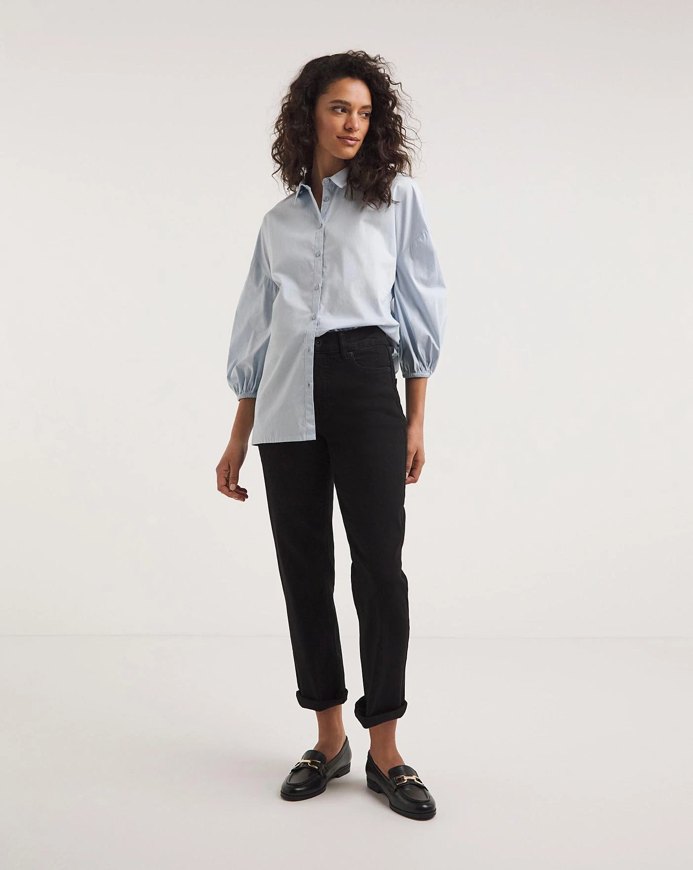 24/7 Black Straight Leg Jeans Made With Organic Cotton| Black 1 24/7 Black Straight Leg Jeans Made With Organic Cotton| Black