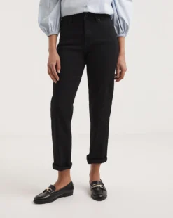 24/7 Black Straight Leg Jeans Made With Organic Cotton| Black 7 24/7 Black Straight Leg Jeans Made With Organic Cotton| Black -Cheap Wovinity Store y01hq354738w