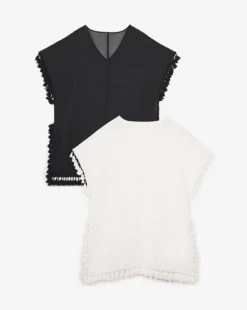 Simply Be Value 2 Pack Beach Kaftans| Black/White -Cheap Wovinity Store y01ia394500s