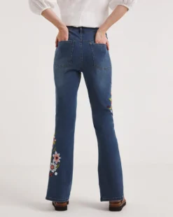 Joe Browns Carnival Embroidery Bootcut Jeans| Blue -Cheap Wovinity Store y01if876736w