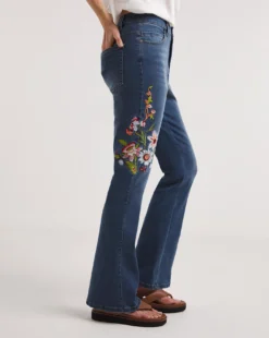 Joe Browns Carnival Embroidery Bootcut Jeans| Blue -Cheap Wovinity Store y01if876737w