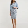 Joanna Hope Soft Blue Sequin Dress And Jacket