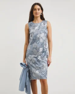 Joanna Hope Soft Blue Sequin Dress And Jacket -Cheap Wovinity Store y01ii715721w