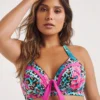 Joe Browns Floral Leopard Bikini Top| Animal Floral