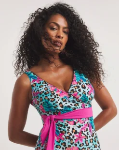 Joe Browns Floral Leopard Swimsuit| Animal Floral -Cheap Wovinity Store y01mu158732w