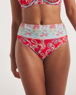Joe Browns Boho Tie Side Bikini Brief| Paisley Print -Cheap Wovinity Store y01mu191731w