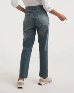 24/7 Vintage Blue Boyfriend Jeans Made With Organic Cotton| Light Vintage Bleach -Cheap Wovinity Store y01nb614735w
