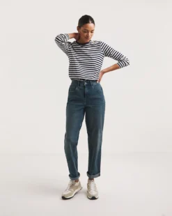 24/7 Vintage Indigo Boyfriend Jeans Made With Organic Cotton| Vintage Indigo