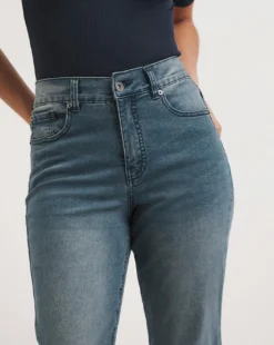 24/7 Vintage Blue Bootcut Jeans Made With Organic Cotton| Vintage Blue -Cheap Wovinity Store y01nb617737w