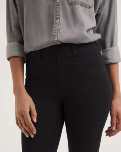 Amber Black Pull On Skinny Jeggings| Black -Cheap Wovinity Store y01nb625738w