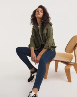 Amber Dark Indigo Pull On Skinny Jeggings| Dark Indigo