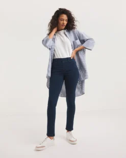 Bella Dark Indigo Pull On Slim Leg Jeggings| Dark Indigo