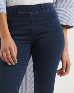 Bella Dark Indigo Pull On Slim Leg Jeggings| Dark Indigo -Cheap Wovinity Store y01nb663738w