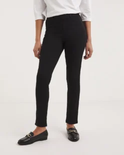 Bella Black Pull On Slim Leg Jeggings| Black -Cheap Wovinity Store y01nb665736w