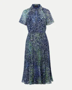 Phase Eight Amelia Petal Shirt Dress| Navy Multi -Cheap Wovinity Store y01nl352569s