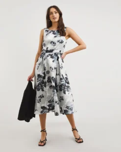 Joanna Hope Prom Dress And Shrug Jacket| Mono Print -Cheap Wovinity Store y01ow435721w