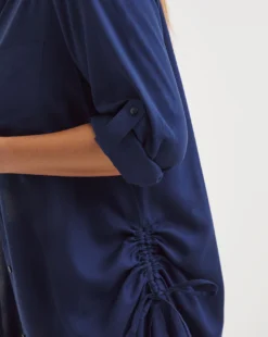 Cotton Beach Shirt| Navy 7 Cotton Beach Shirt| Navy -Cheap Wovinity Store y01pq294728w