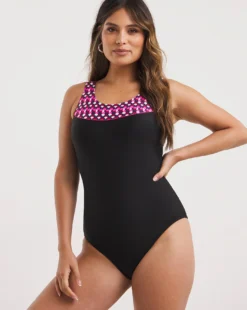 Sports Scoop Neck Swimsuit| Geo Print 6 Sports Scoop Neck Swimsuit| Geo Print -Cheap Wovinity Store y01pq568720w