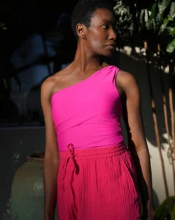 Watermelon Pink Soft Cotton Culottes| Watermelon