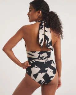 Roma Ruched Detail Swimsuit| Abstract -Cheap Wovinity Store y01qs566726w